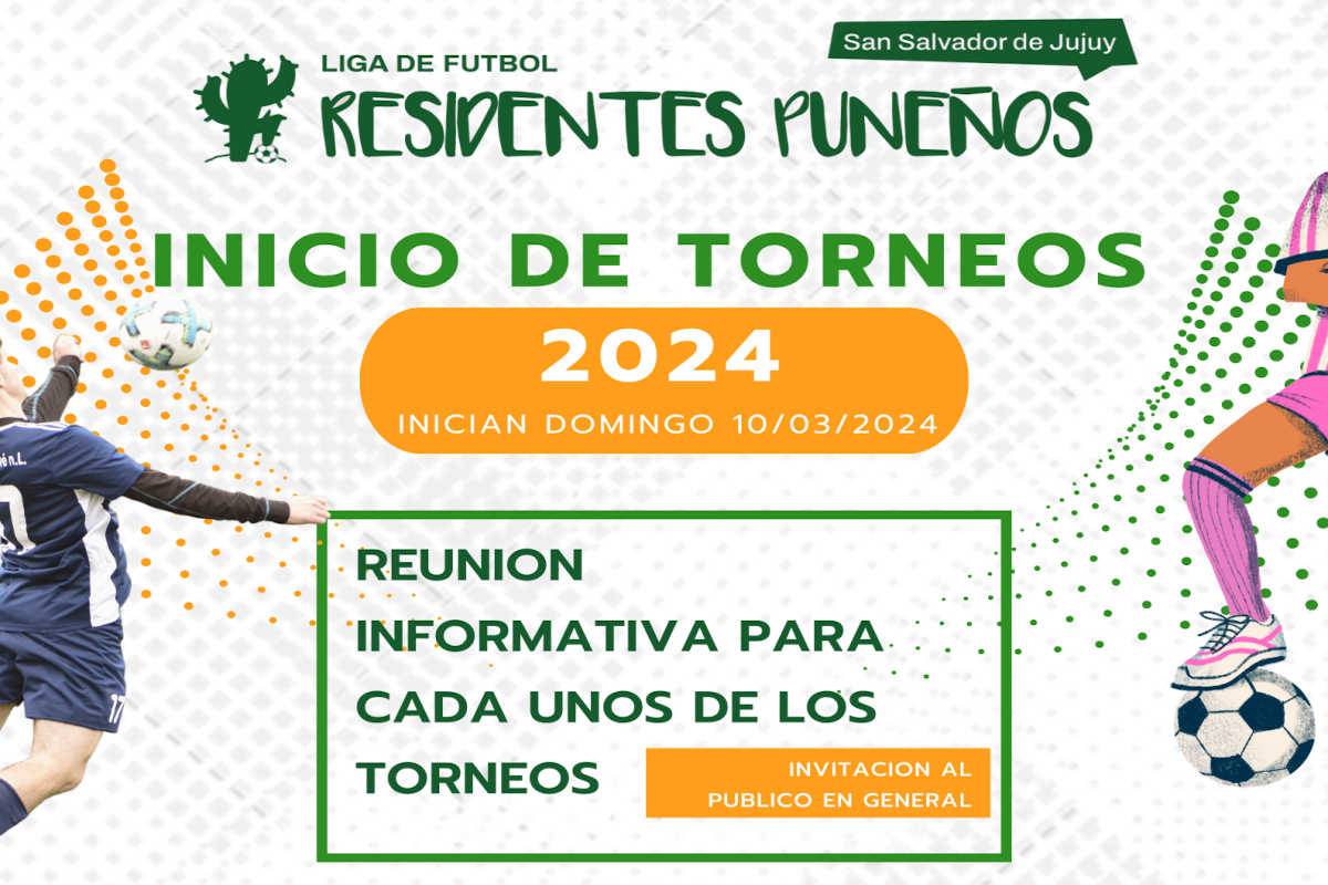 Inicio de torneos 2024